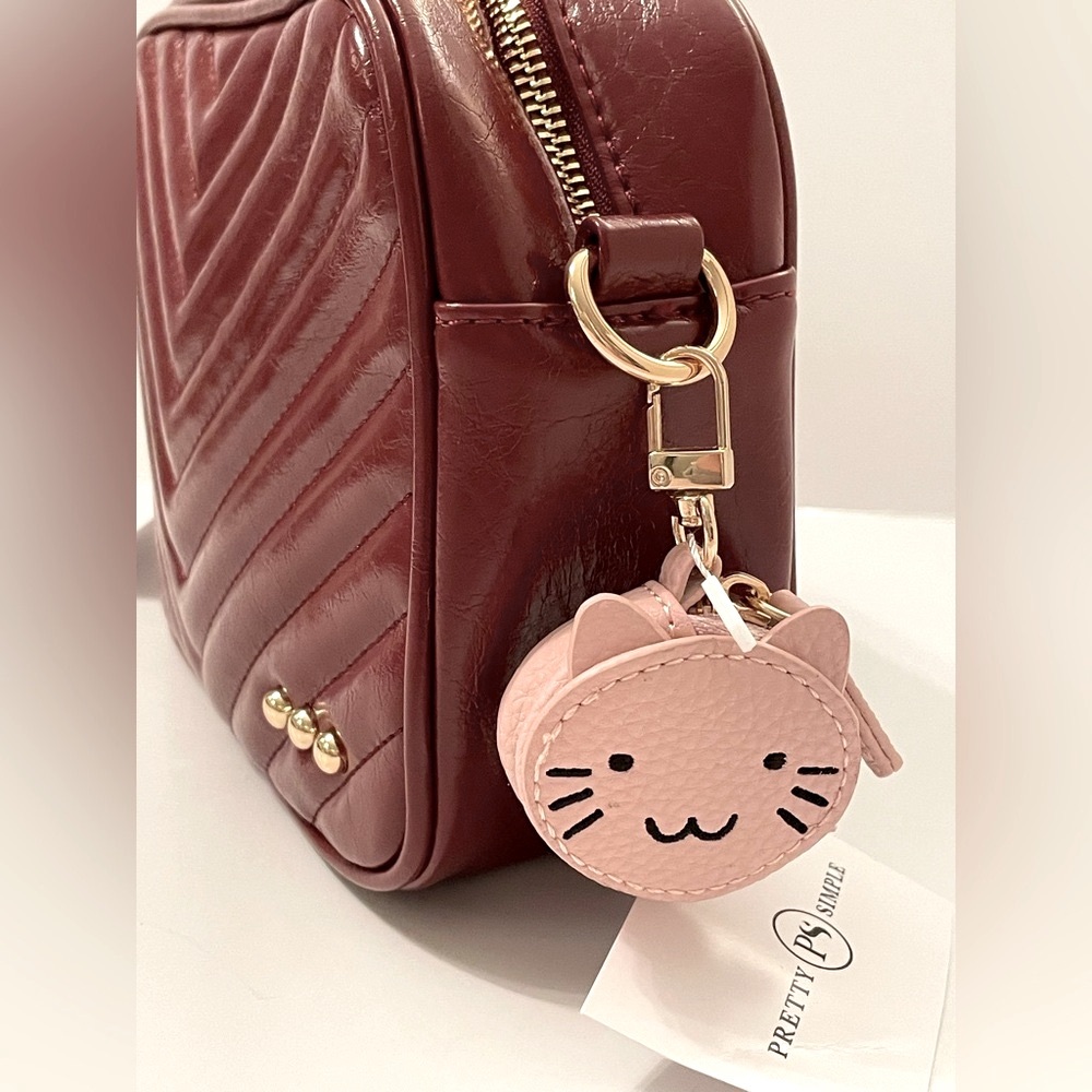 Cutie Pink Cat Bag Charm (Anthropologie Brand) - Picture 5 of 9